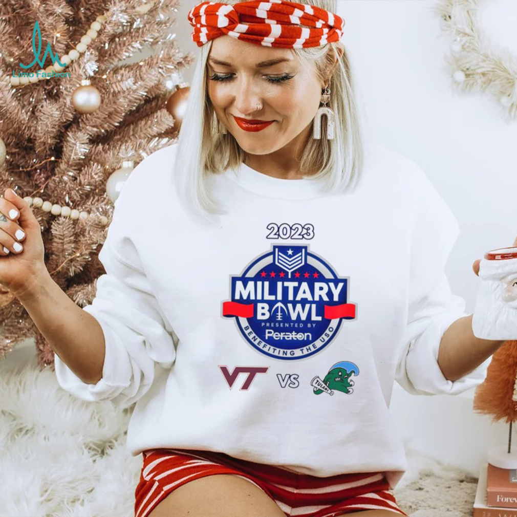 Virginia Tech Hokies vs Tulane Green Wave 2023 Military Bowl shirt Virginia Tech Hokies vs Tulane Green Wave 2023 Military Bowl shirt