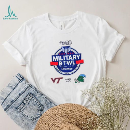 Virginia Tech Hokies vs Tulane Green Wave 2023 Military Bowl shirt