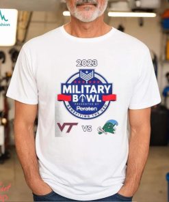 Virginia Tech Tulane Green Wave T Shirt Military Bowl