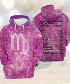 Virgo Horoscope Galaxy 3D Printed Hoodie