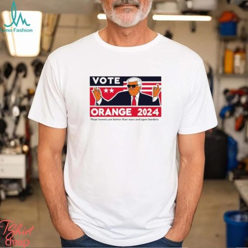 Vote orange Jesus Donald Trump 2024 USA president shirt