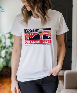 Vote orange Jesus Donald Trump 2024 USA president shirt