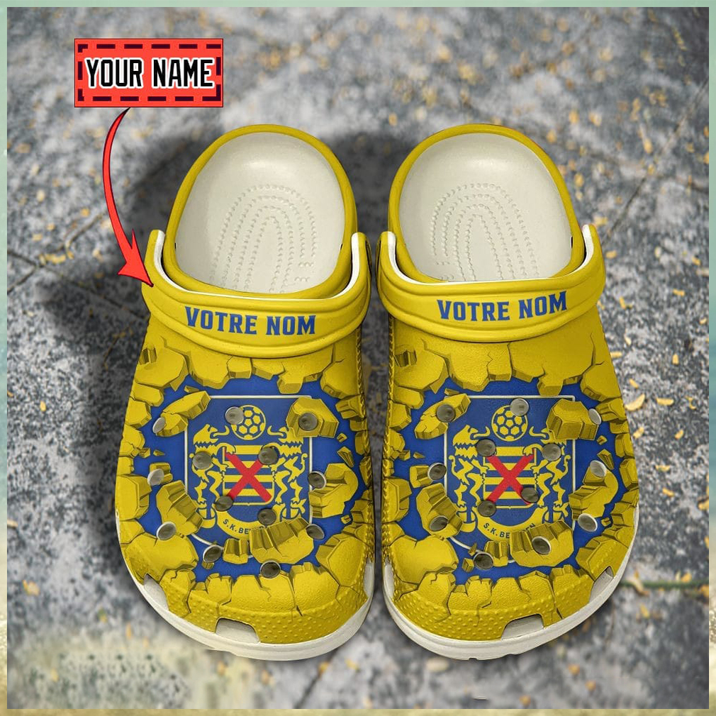 Waasland Beveren Break Cracked Hole Design Crocs Waasland Beveren Break Cracked Hole Design Crocs