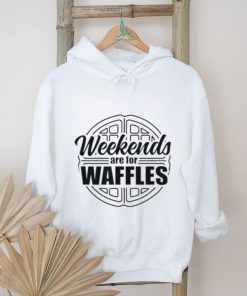 Waffle Weekends Are For Waffles Funny Vintage Breakfast T Shirt