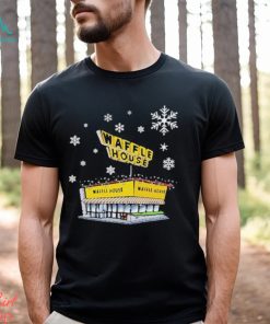 Waffle house blue Christmas shirt