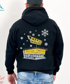 Waffle house blue Christmas shirt