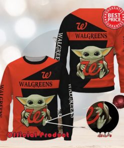 Walgreens Baby Yoda With Logo Ugly Christmas Sweater