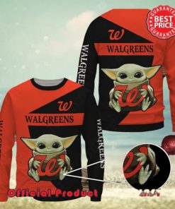Walgreens Baby Yoda With Logo Ugly Christmas Sweater