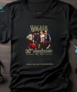 Walker, Texas Ranger 30th Anniversary 1993 – 2023 Thank You For The Memories T Shirt