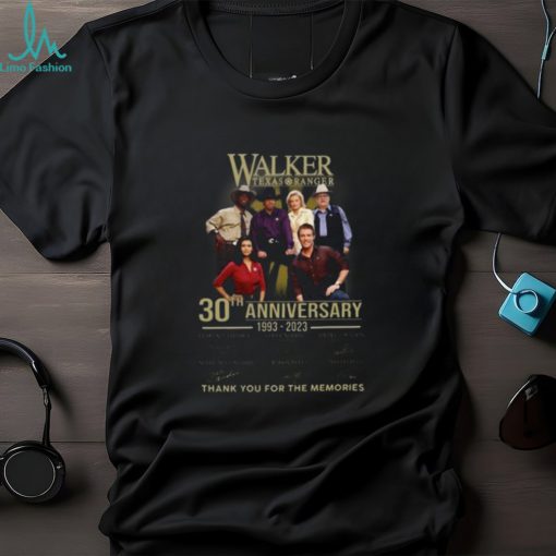 Walker, Texas Ranger 30th Anniversary 1993 – 2023 Thank You For The Memories T Shirt