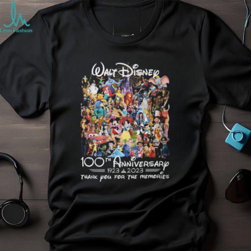 Walt Disney 100th Anniversary 1923 – 2023 Thank You For The Memories T Shirt