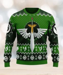 Warhammer 40K Dark Angels Iconic Ugly Sweater Christmas Sweatshirt 3D Printed