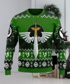 Warhammer 40K Dark Angels Iconic Ugly Sweater Christmas Sweatshirt 3D Printed