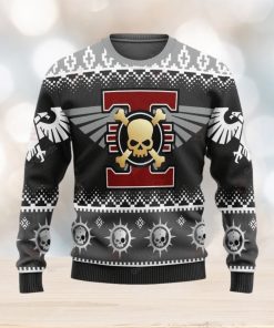 Warhammer 40K Deathwatch Skull Iconic Ugly Sweater Christmas Sweatshirt 3D Printed