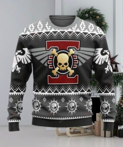 Warhammer 40K Deathwatch Skull Iconic Ugly Sweater Christmas Sweatshirt 3D Printed