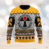 Malibu Rum Reindeer Snowy Night Christmas Ugly Sweater 3D