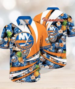 Warm Days Look New York Islanders Hawaiian Aloha Shirt