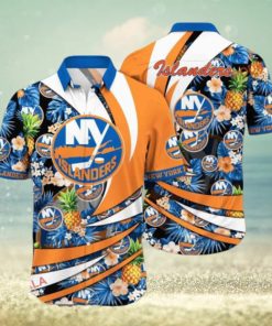 Warm Days Look New York Islanders Hawaiian Aloha Shirt