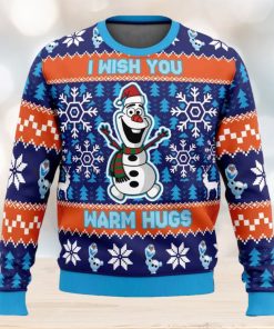 Warm Hugs Frozen Ugly Christmas Sweater