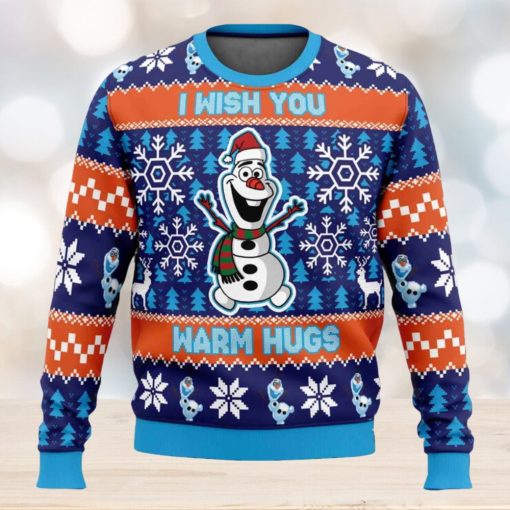 Warm Hugs Frozen Ugly Christmas Sweater