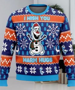 Warm Hugs Frozen Ugly Christmas Sweater