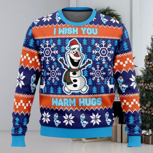 Warm Hugs Frozen Ugly Christmas Sweater