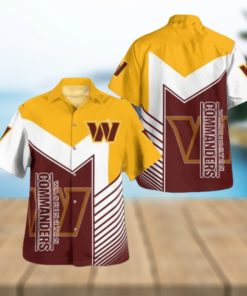 Washington Commanders Standard AOP Button Shirt, Commanders Merch