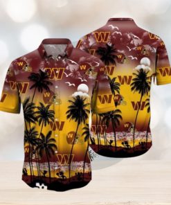 Washington Commanders Tropical Hawaiian Shirt