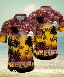 Washington Commanders Tropical Hawaiian Shirt