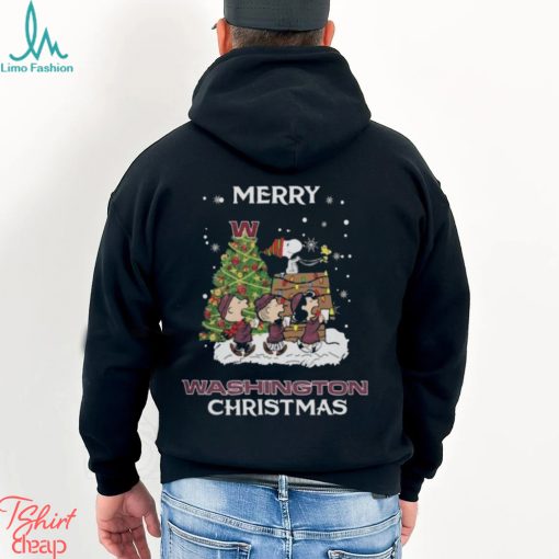Washington Football Team Snoopy Family Christmas Tree Swea shirt