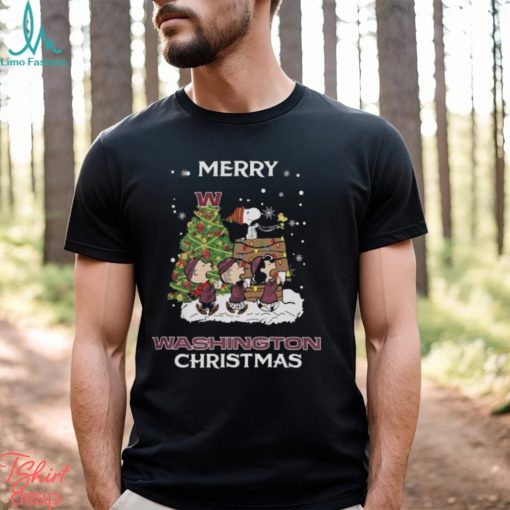 Washington Football Team Snoopy Family Christmas Tree Swea shirt