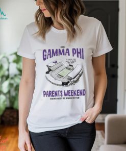 Washington Huskies 2023 Gamma Phi Parents Weekend University Of Washington T Shirt