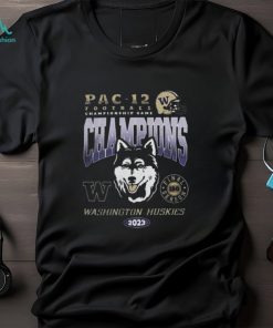 Washington Huskies 2023 Pac 12 Champions Dawgs On Top Final Season T Shirt