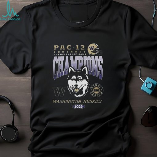 Washington Huskies 2023 Pac 12 Champions Dawgs On Top Final Season T Shirt