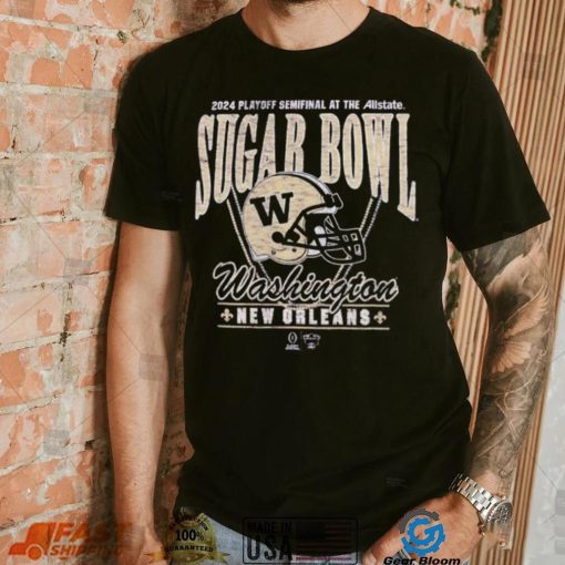 Washington Huskies 2024 CFP Sugar Bowl helmet shirt