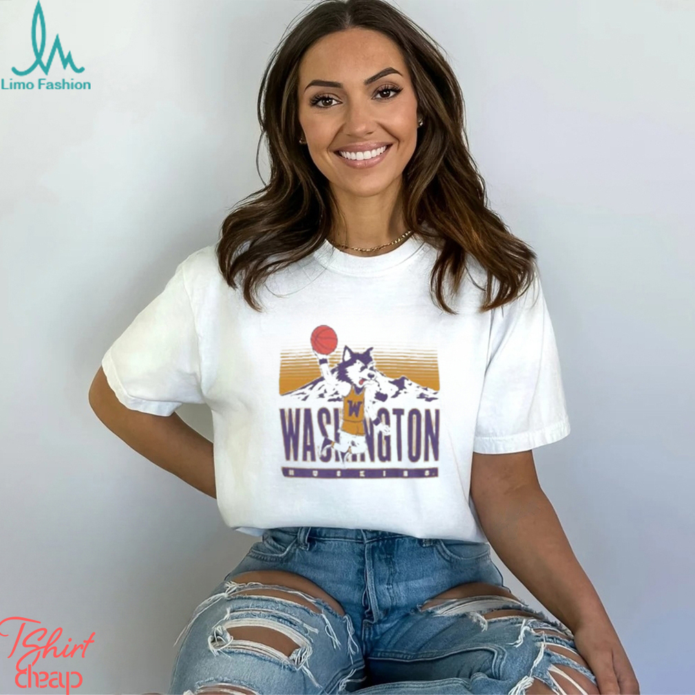 Washington Huskies Dunking Mascot Shirt Washington Huskies Dunking Mascot Shirt