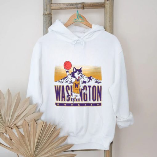 Washington Huskies Dunking Mascot T Shirt