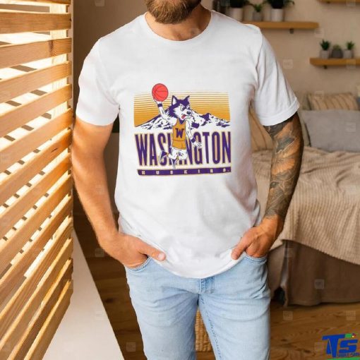 Washington Huskies Dunking Mascot T Shirt