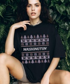 Washington Huskies Holiday Christmas Tree T Shirt, hoodie, sweater, long sleeve and tank top Washington Huskies Holiday Christmas Tree T Shirt
