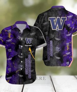 Washington Huskies NCAA Vintage Custom Name Men And Women Sports Teams Hawaiian Shirt Gift