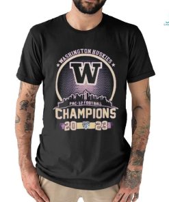 Washington Huskies Skyline PAC 12 Football Champions 2023 Shirt