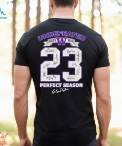 Washington Huskies Undefeated 2023 Perfect Season 12 0 T Shirt