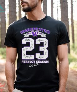 Washington Huskies Undefeated 2023 Perfect Season 12 0 T Shirt