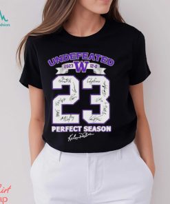 Washington Huskies Undefeated 2023 Perfect Season 12 0 T Shirt