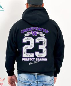 Washington Huskies Undefeated 2023 Perfect Season 12 0 T Shirt
