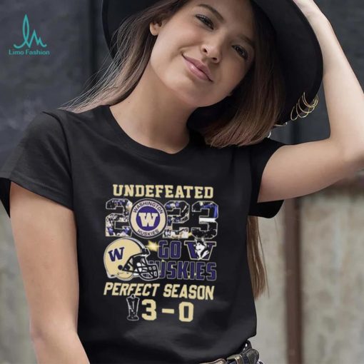 Washington Huskies Undefeated Go Huskies Perfect Season 13 0 shirt