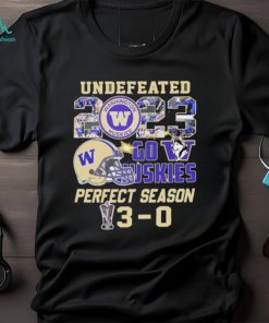 Washington Huskies Undefeated Go Huskies Perfect Season 3 0 T Shirt