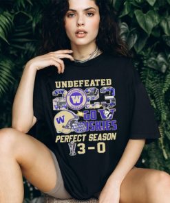 Washington Huskies Undefeated Go Huskies Perfect Season 3 0 T Shirt