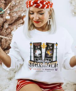 Washington Huskies Vs. Texas Longhorns 2024 Sugar Bowl Matchup Unmatched Excellence T Shirts