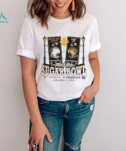 Washington Huskies Vs. Texas Longhorns 2024 Sugar Bowl Matchup Unmatched Excellence T Shirts
